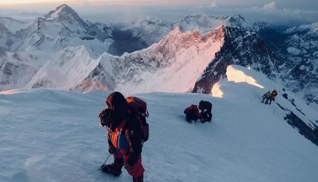 The 6 Degrees North team on Everest