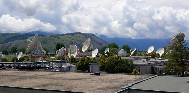 Global Xpress Satellite Access Station at Fucino