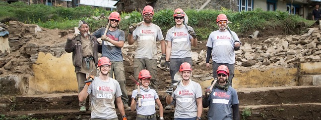 Team Rubicon volunteers in action
