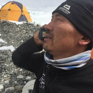 IsatPhone 2 in use by the Gurkhas on their Everest expedition