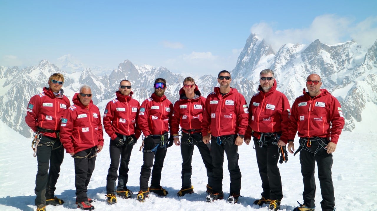 65 Degrees North Team Climbing Mount Denali