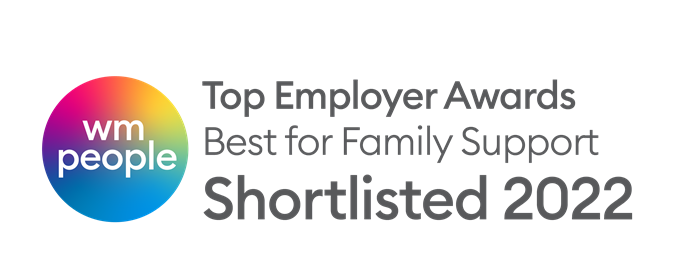 Top Employer Awards 2022 Shortlisted - Family Support