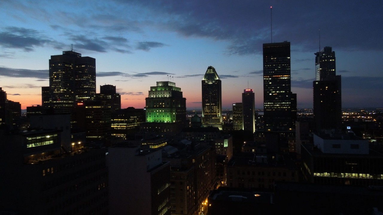 Cityscape at night