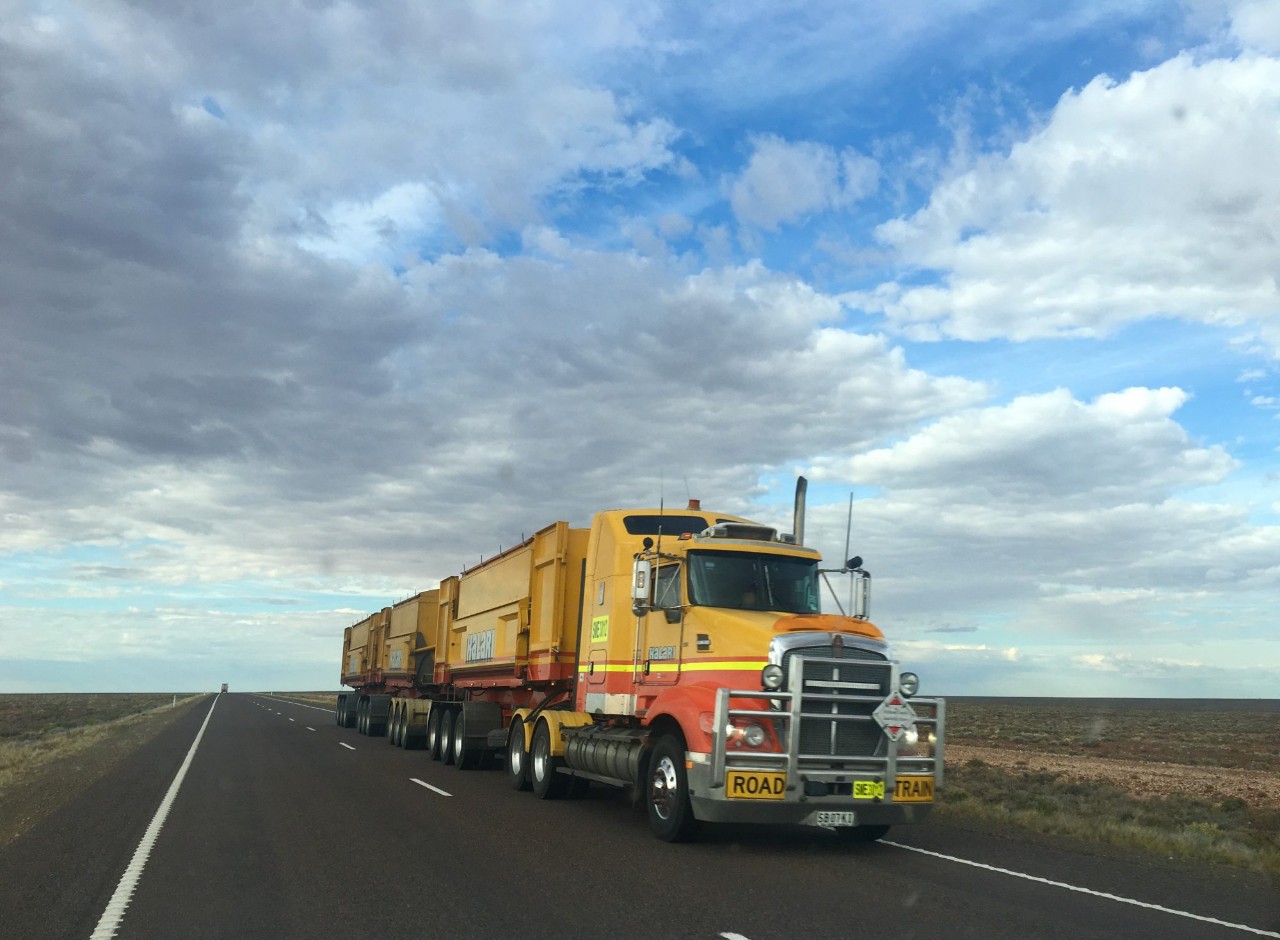 Australian road train