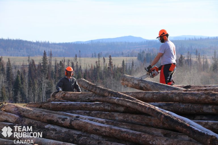 Team Rubicon Canada volunteers in action