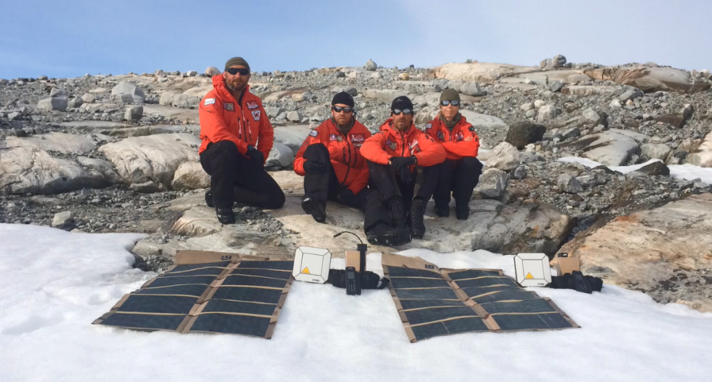 65 Degrees North Team with Inmarsat equipment