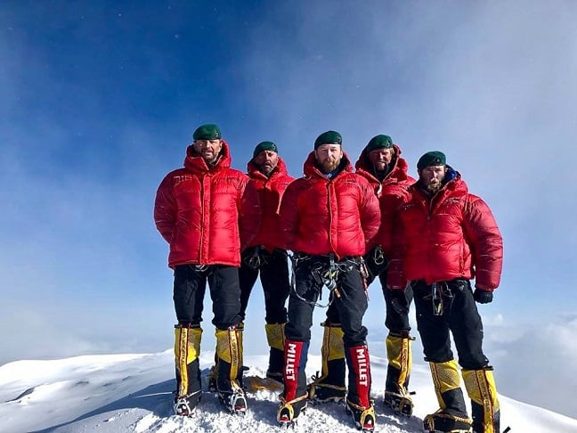 Team photo from the summit