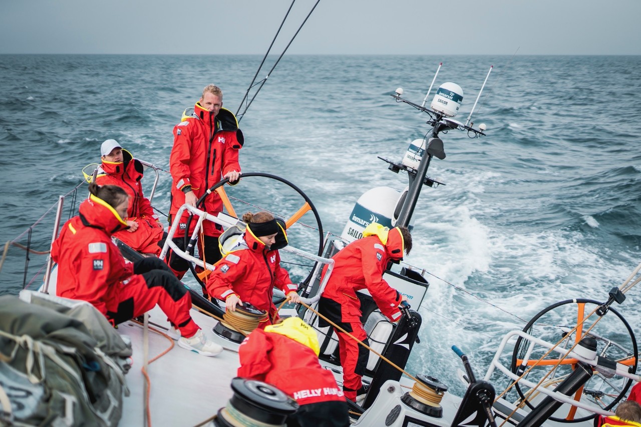 Austrian Ocean Racing Team onboard shot of team racing