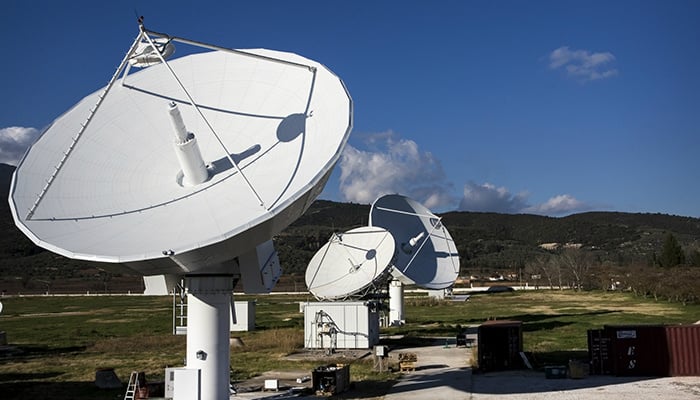 The European Aviation Network satellite access station will serve as a gateway between Inmarsat’s S-band satellite and the internet.