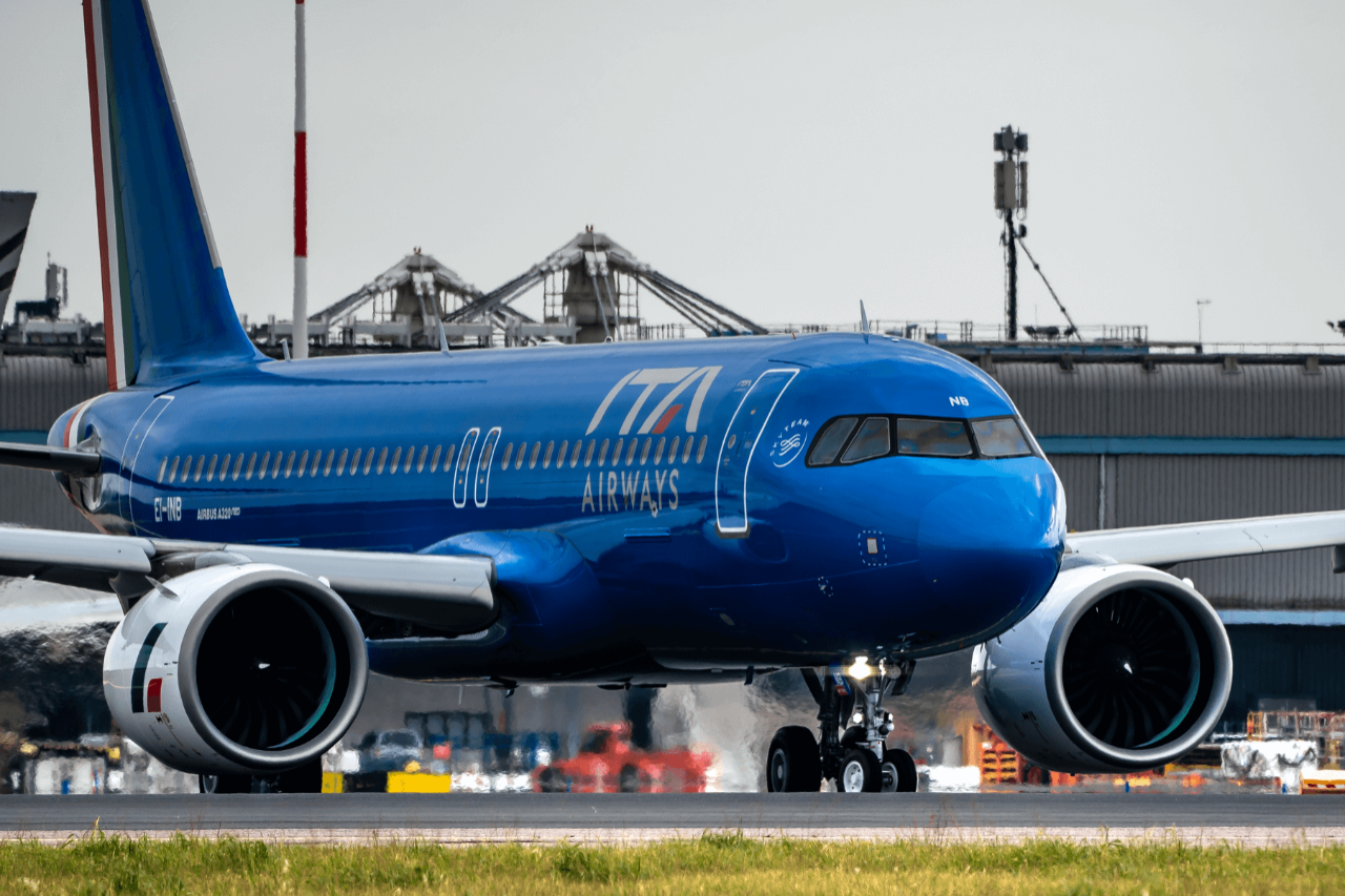 ITA Airways A320neo delivered in February 2023 fitted with Iris compatible satellite communications