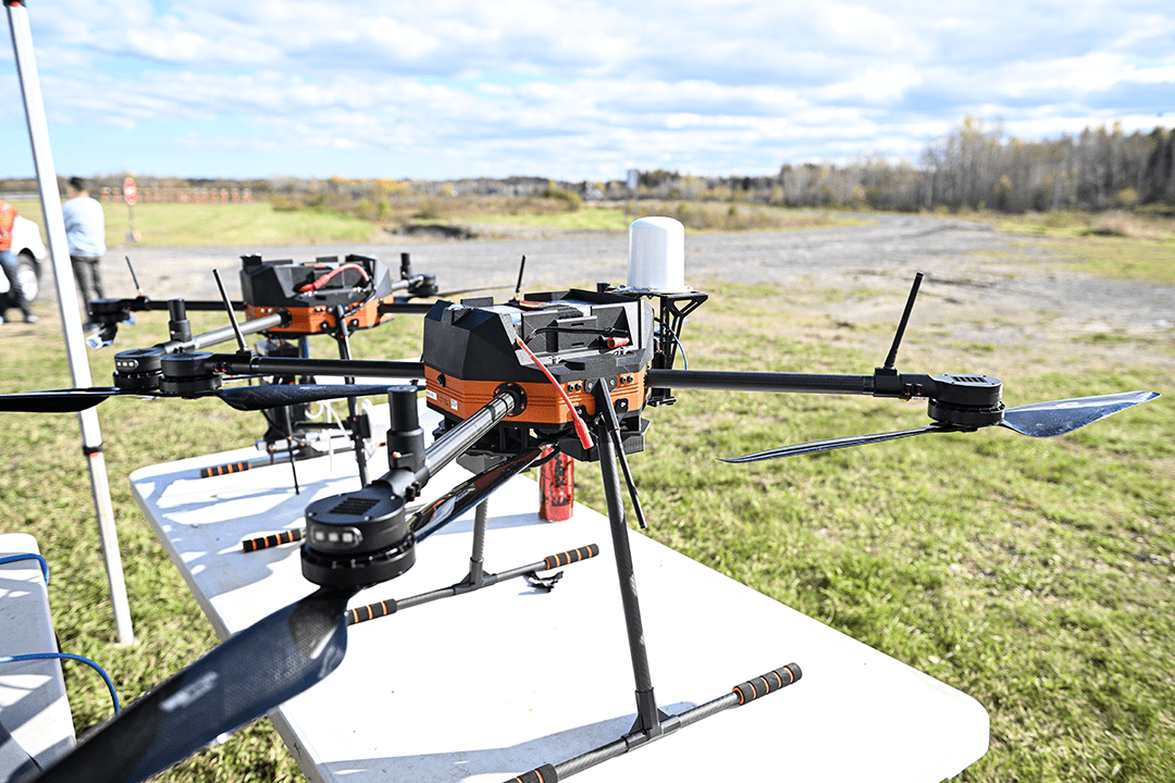 ARA-405 UAV's equipped with the Gotonomi Velaris SATCOM module.