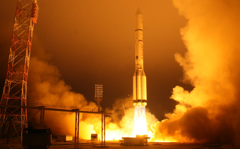 Blast off - Launch of Inmarsat I-5 F1 - Courtesy ILS