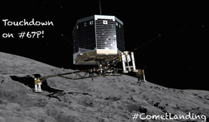 Comet Landing CGI