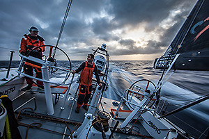 Onboard a Volvo Ocean Race vessel