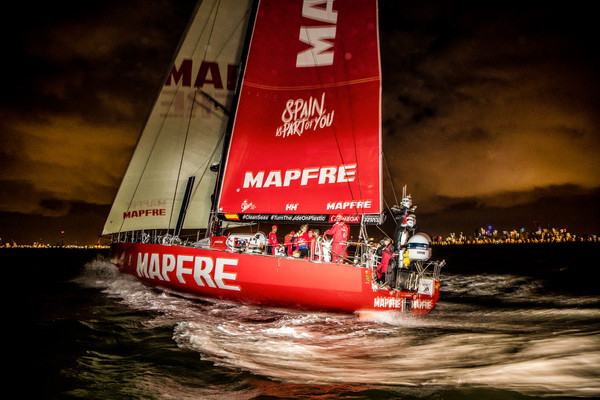 Leg 03, Cape Town to Melbourne. Arrival in Melbourne. Photo by Jesus Renedo/Volvo Ocean Race. 24 December, 2017.