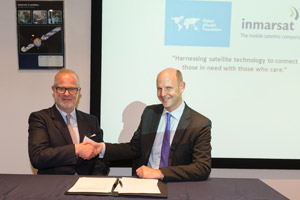 L-R: The Earl of St Andrews, George Philip Nicholas Windsor and Rupert Pearce sign the Memorandum of Understanding