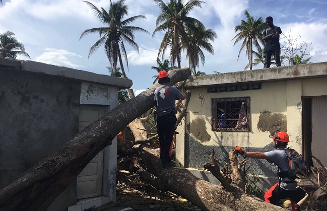 Following Hurricane Matthew in 2016, the most powerful Caribbean hurricane in over a decade, Team Rubicon launched Operation Trogon to provide assistance to affected communities in the South of Haiti.