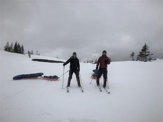 Louis Nethercott and Anthony Lambert from Expeditiion 5 in Greenland