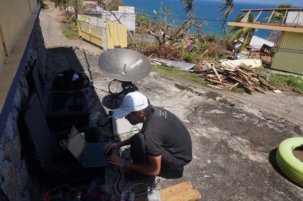 TSF set up communication lifelines in the Dominican Republic last year following Hurricane Maria.