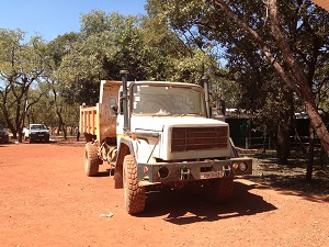 Ivanhoe Mines truck