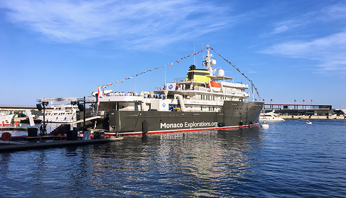 The Yersin, the vessel to be used by the scientists during their three-year circumnavigation.