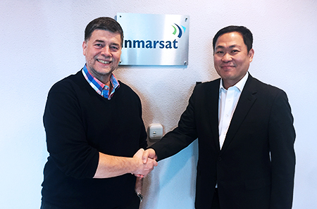 L-R: Ronald Spithout, President, Inmarsat Maritime and Eric Sung, President & CEO, Intellian.