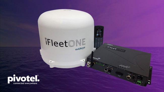 Pivotel Addvalue iFleetONE terminal and equipment