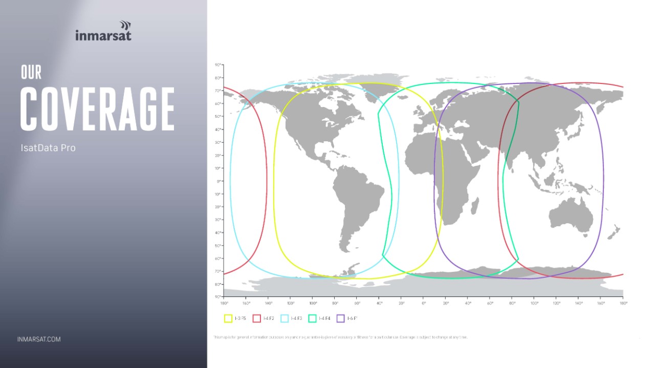 IsatData Pro coverage map