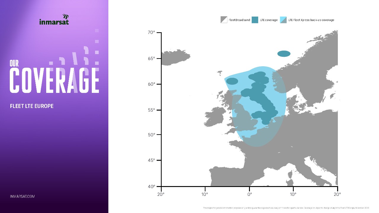 Fleet LTE Europe coverage map